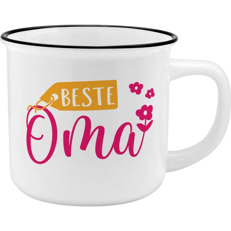 Auswahl Sheepworld Gruss & Co - Lieblings- Kaffe- Becher Tasse in Emaille Optik Beste Oma