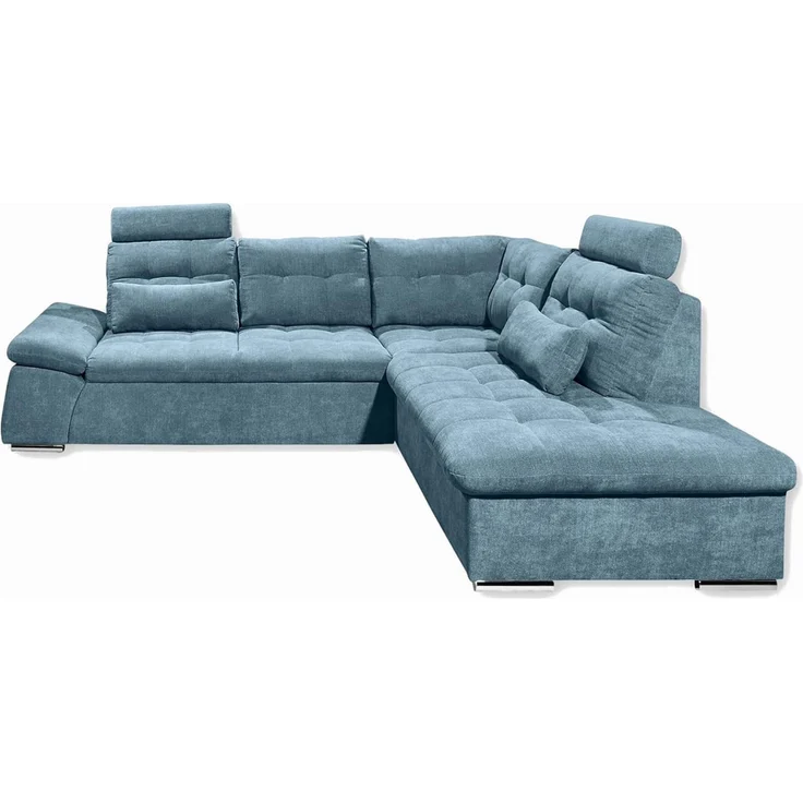 Entdecken Sie zeitlose Eleganz: Das Nalo Schlafsofa von ED Exciting Design mit verstellbaren Armlehnen und Bettkasten – Bild 5