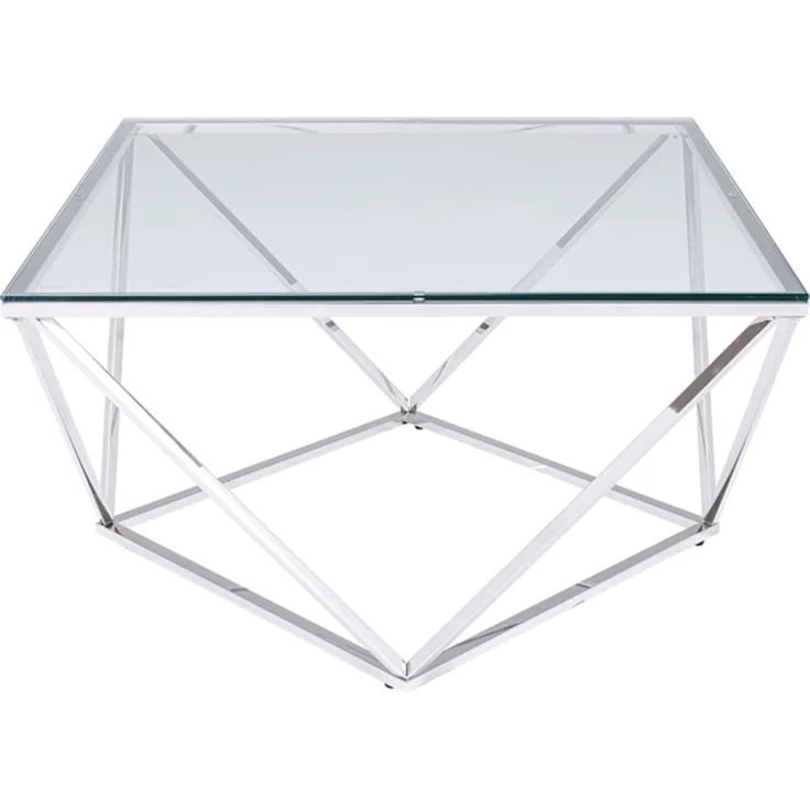 Couchtisch Christallo / CRISTALLO, Transparent, 80 x 45 x 80 cm
