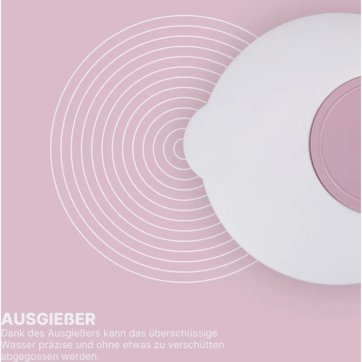 Salatschleuder 2,7 Liter Ø20cm / 4 Liter Ø25cm Rosa 4 Liter – Bild 6
