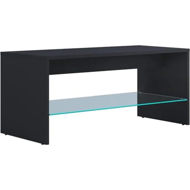 VCM Beistelltisch & Couchtisch Wisal 917675 Schwarz H. 40 x B. 90 x T. 40 cm – Bild 5