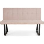 Homexperts 'TILDA' Bank, Microfaser Beige, B 160 x H 92 x T 59 cm