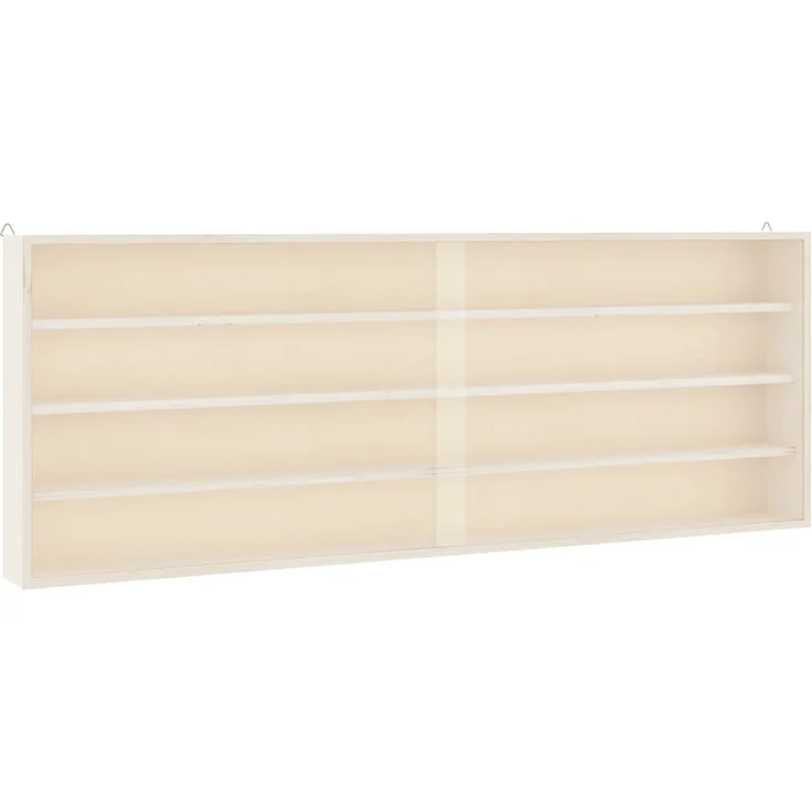 vidaXL Sammlervitrine aus Holz mit Türen 100x8,5x37 cm 4017388 – Bild 2