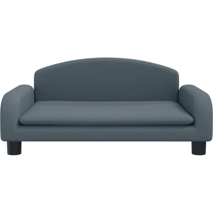 vidaXL Kindersofa, Couch für Kinder, Stoff, Dunkelgrau, 70 x 45 x 30 cm – Bild 2