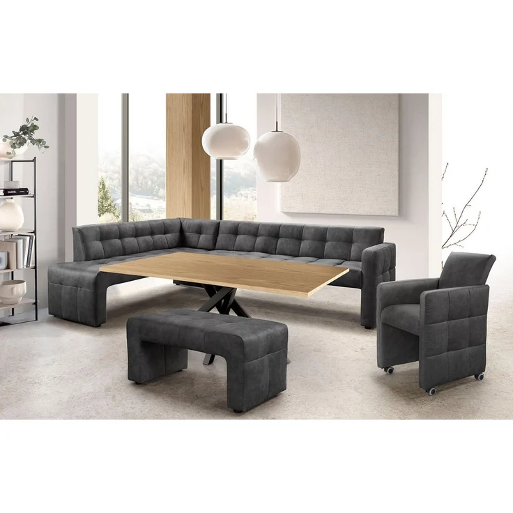 exxpo - sofa fashion Hockerbank Barista Hockerbank mit hoher Bodenfreiheit, Sitz gepolstert,Breite ca. 100 cm – Bild 2
