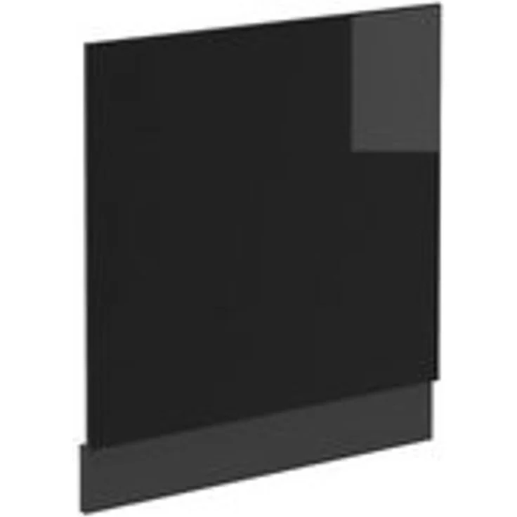 Frontblende R-Line Schwarz Hochglanz 60 cm ohne Arbeitsplatte Vicco – Bild 6