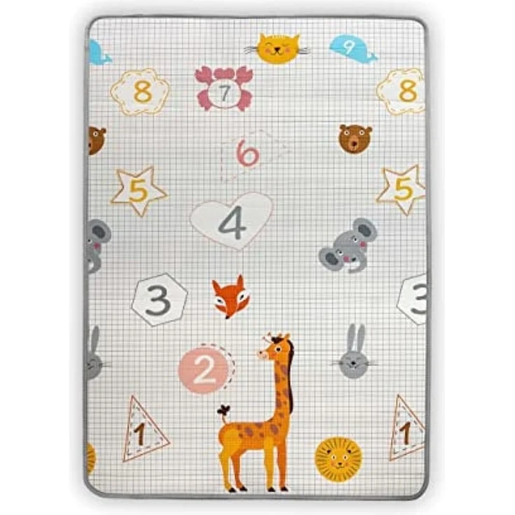 Milly Mally aufrollbare Schaum-Spielmatte für Kinder „Digits and Elephant“ – Bild 4