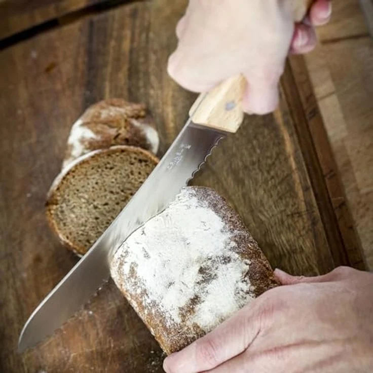 OPINEL Brotmesser Parallele 34,3cm Buche – Bild 6