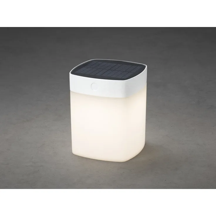 KONSTSMIDE Assisi Solar LED Leuchte, weiß