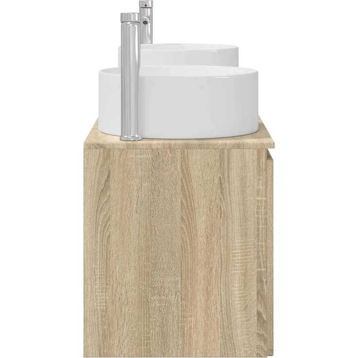 vidaXL Badezimmerschrank-Set 3 stk. Sonoma-Eiche 161,5 x 44,5 x 80 cm 3405729 – Bild 6