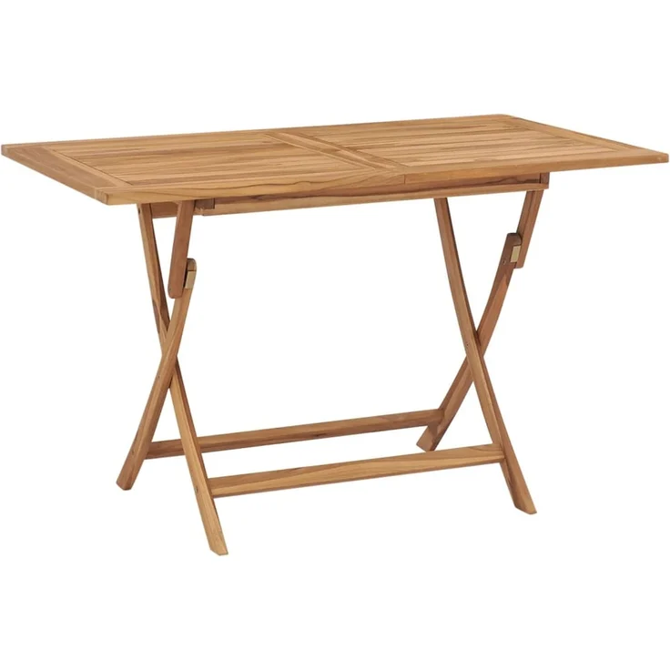 vidaXL Gartentisch Klappbar 120x70x75 cm Massivholz Teak 44682 – Bild 1