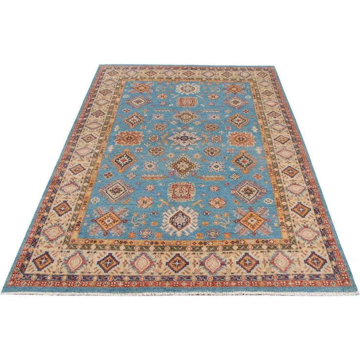 Ziegler Teppich - Kazak - 243x172 cm - hellblau – Bild 5