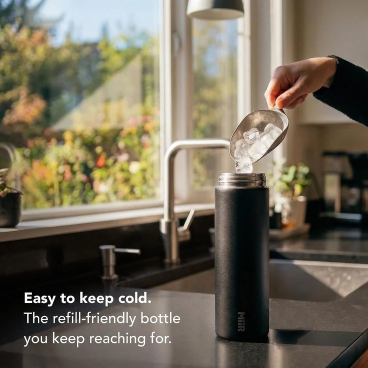 MiiR Wide Mouth Bottle Pudrowa Thermoflasche 950 ml – Bild 3