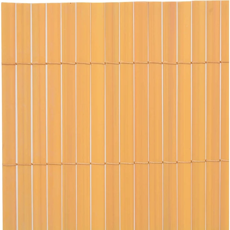 vidaXL Gartenzaun Gelb 150x300 cm PVC 43634 – Bild 4