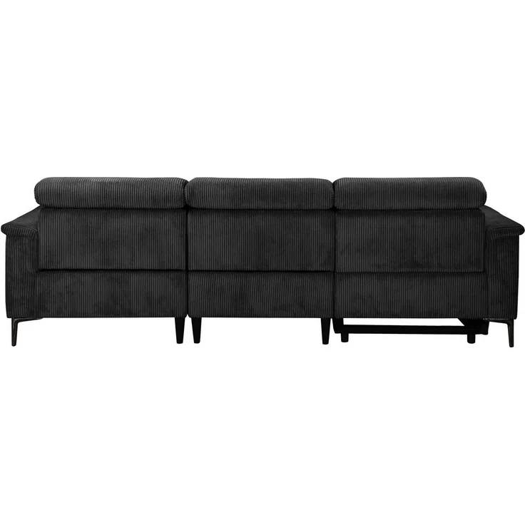 Places of Style Ecksofa Lund in Cord, L-Form, 261 cm, mit manueller, o. elektrischer Relaxfunktion, USB, Kopfteilverstellung – Bild 3