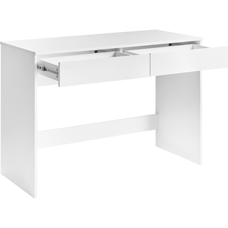 Schreibtisch RONDANE Weiß 110 cm 50 cm – Bild 4