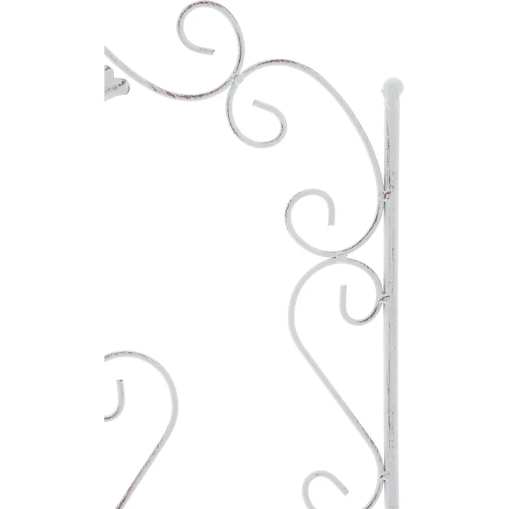 Rankgitter FALK 2er Set - 35x1x122cm, Metall, Antik-Weiß | Rankhilfe Kletterpflanzen Gartendekoration – Bild 4