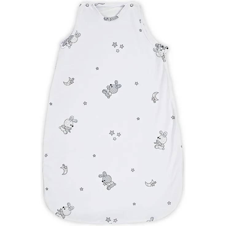 Lorelli Baby-Sommerschlafsack Summer, Länge 80 cm, Breite 42 cm, 100% Baumwolle grau gemustert
