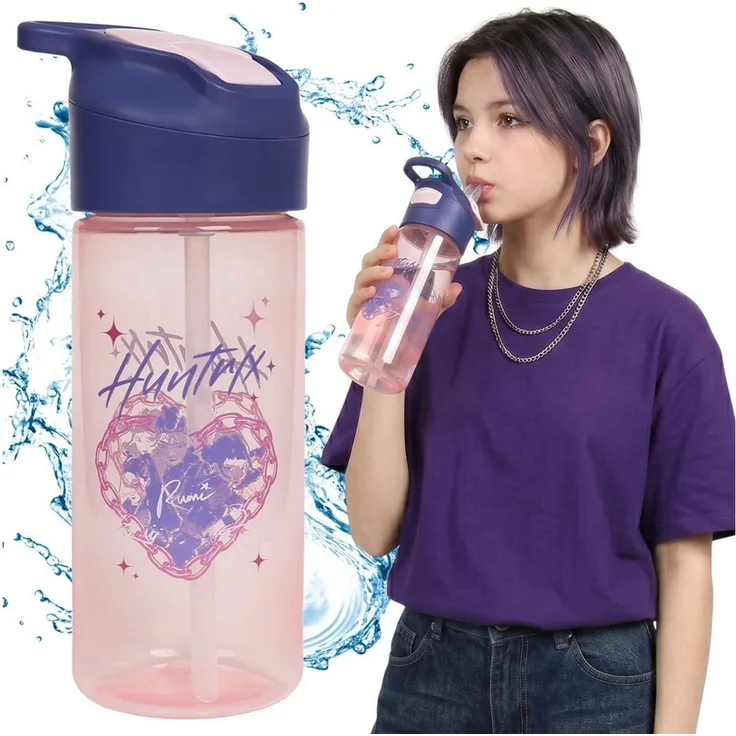 Sarcia. eu Trinkflasche K-Pop Demon Hunters Huntrix Wasserflasche 450 ml