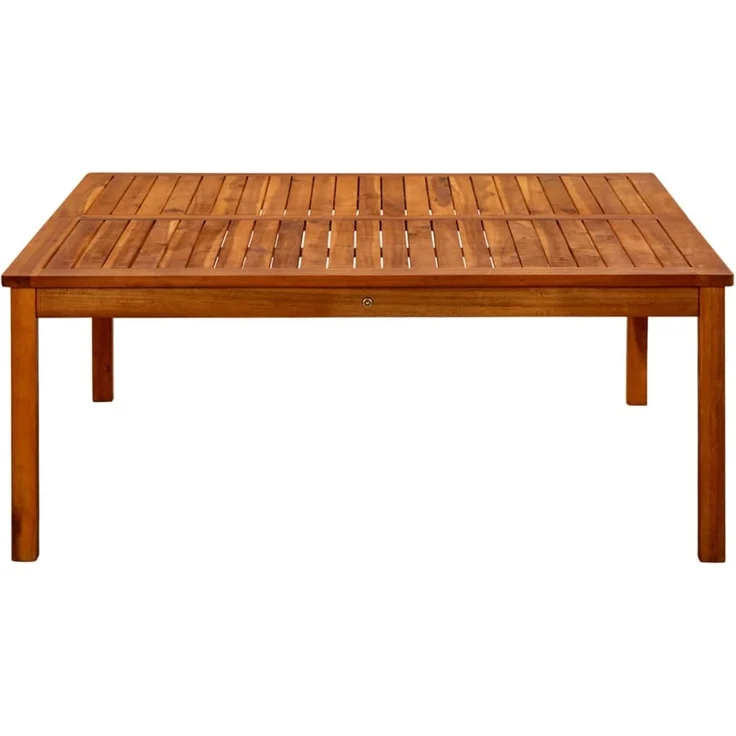 Garten-Couchtisch Terrassentisch, 110 x 110 x 45 cm Massivholz Akazie d5166e – Bild 3