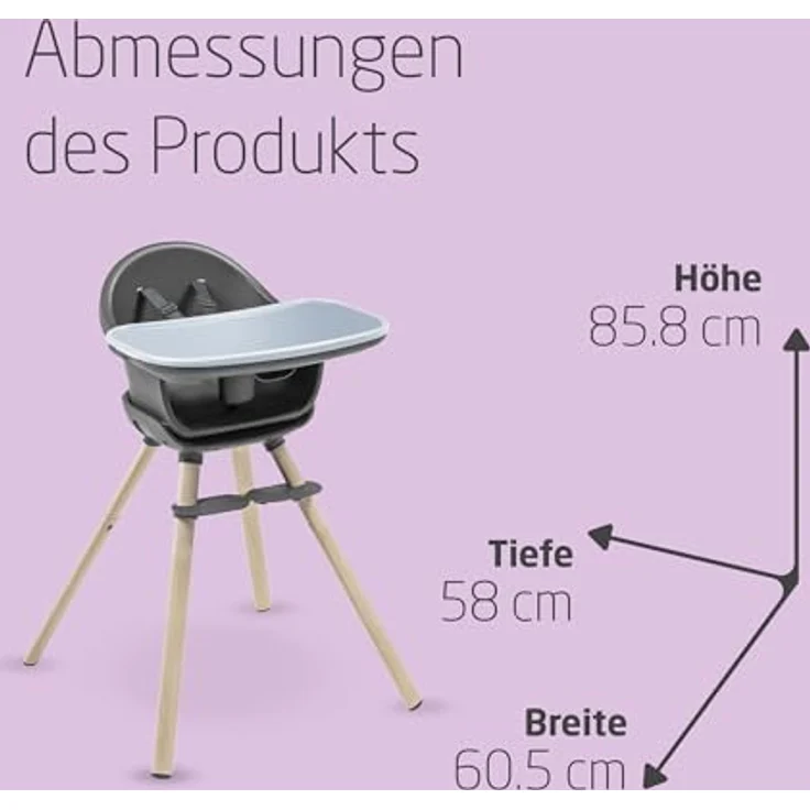 Maxi-Cosi Moa 4-in-1-Hochstuhl – Beyond Graphite G – Bild 7