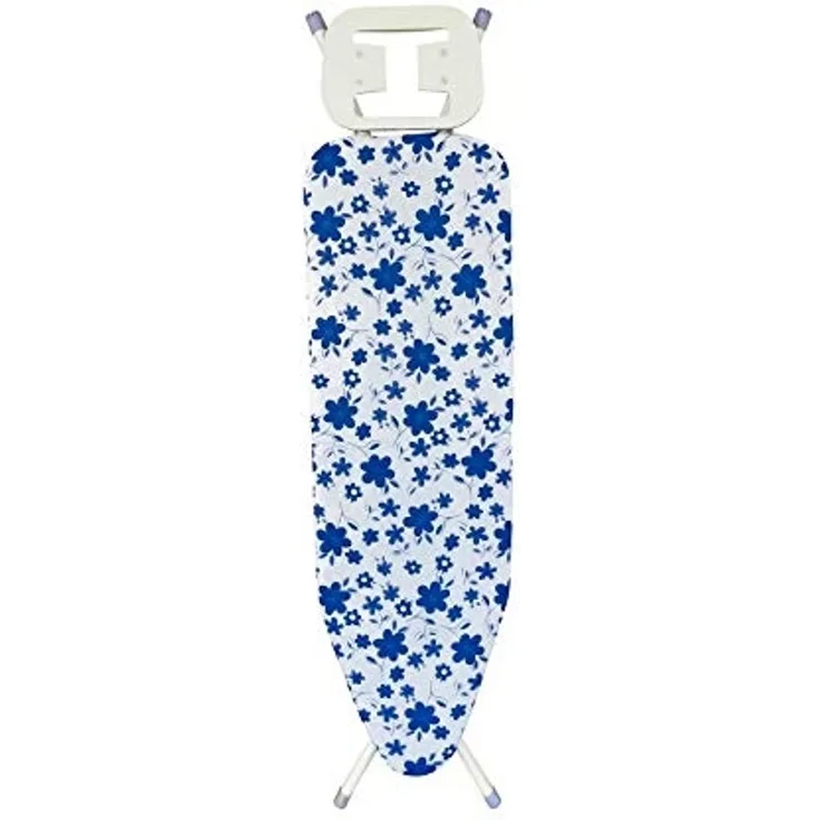 HTI-Line Bügelbrett Bügelbrett Ilona Blau, Bügelfläche 110x33 cm, Bügeltisch mit Bügeleisenablage