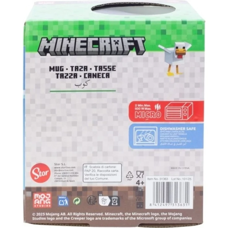 Minecraft Keramiktasse 695 ml Elite Mug Geschenkbox Anime – Bild 5