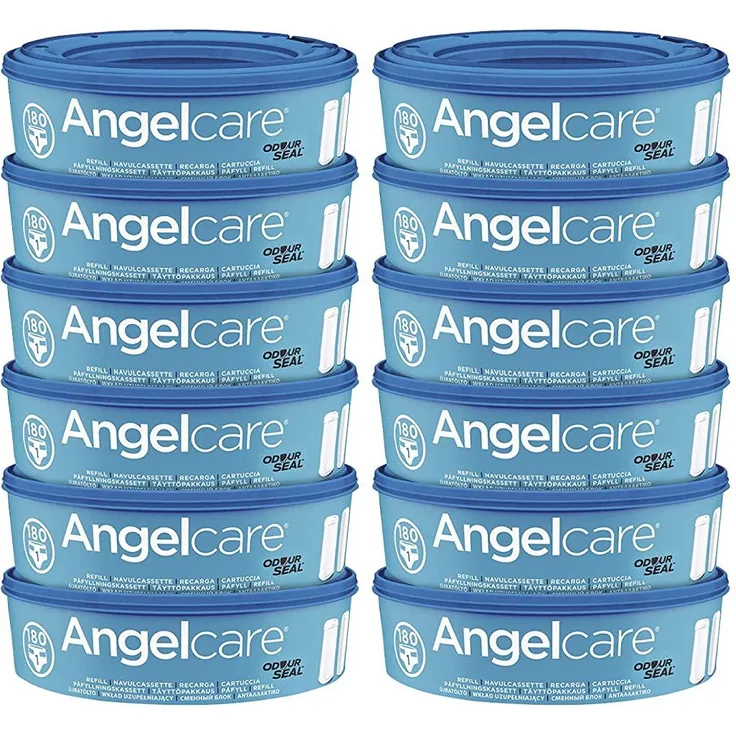 Angelcare Windelentsorgungs-System Refill Kassetten 12-er Pack