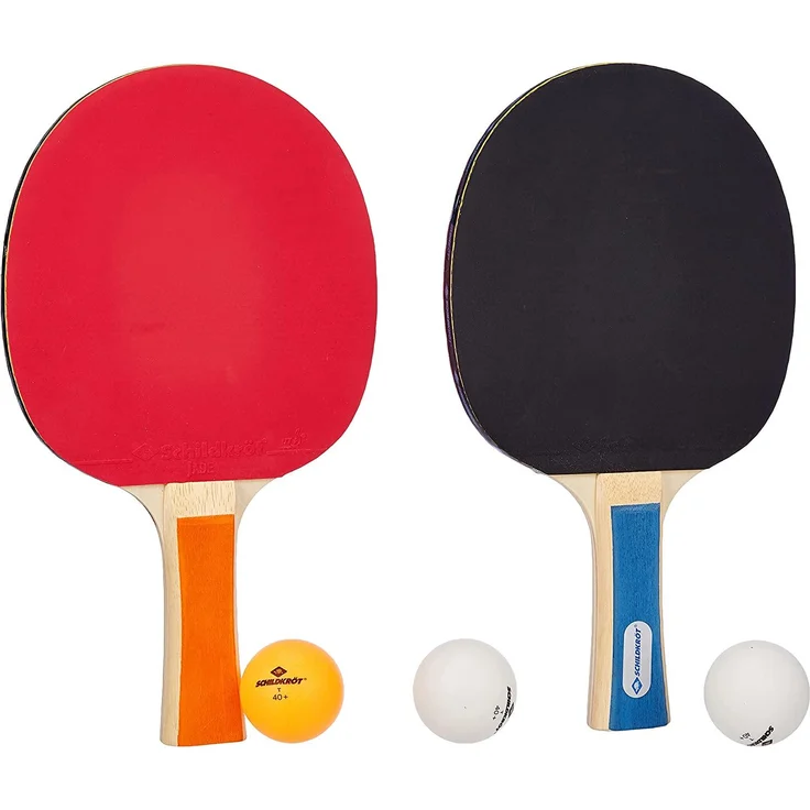 Donic-Schildkröt Tischtennis-Set Hobby, für 2 Spieler (2 Schläger, 3 Bälle, in Tragetasche, gute Freizeitqualität), 788602 – Bild 3