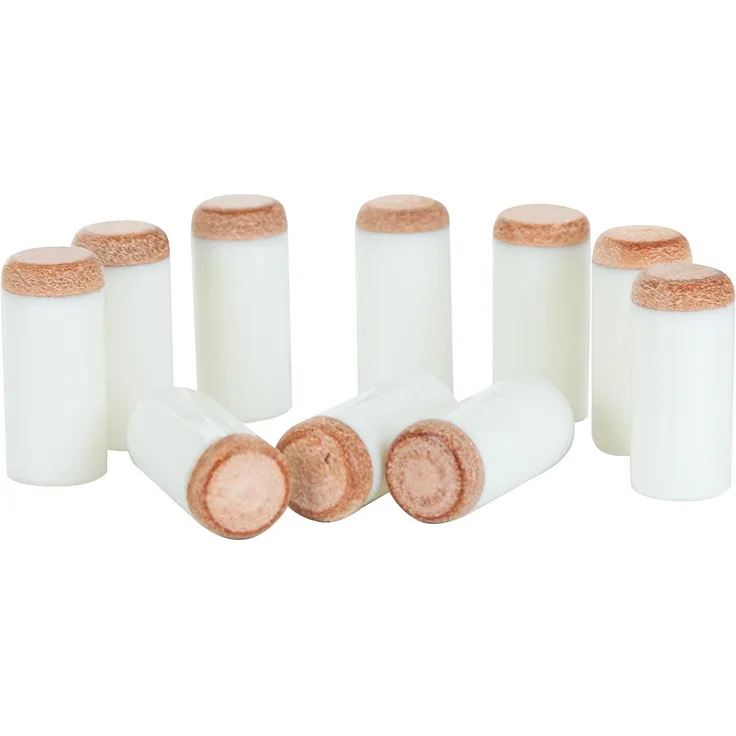 Aufsteckleder Ø 12 mm 10er-Set