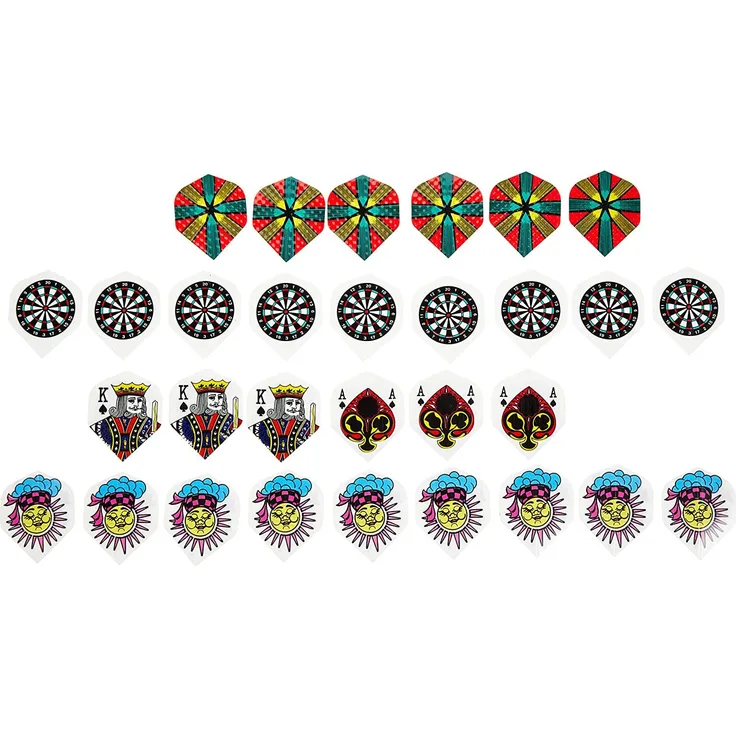 Karella® Ersatzflights Deluxe, 30er-Set