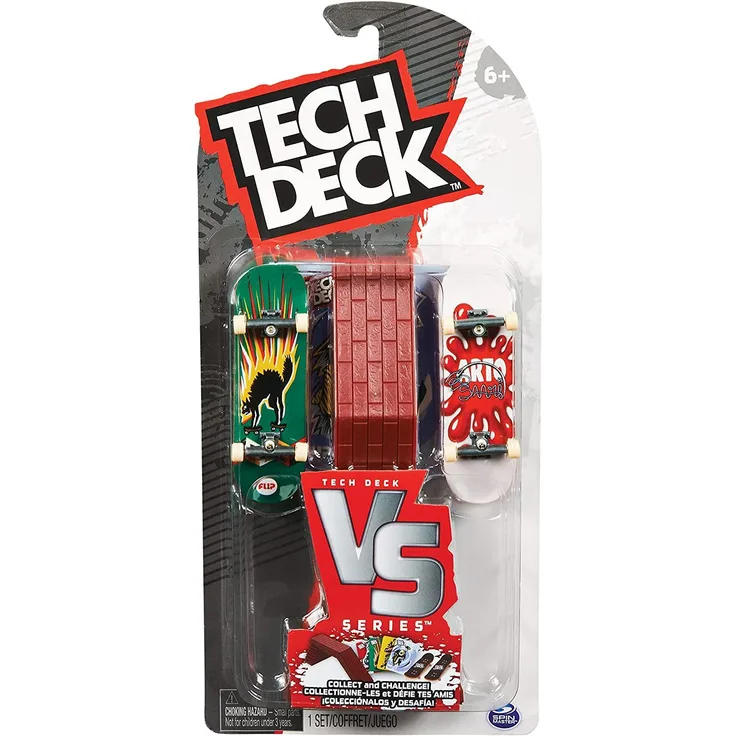 Spin Master 'Tech Deck Fingerboard 2er Set mit Hindernis', ab 6 Jahren, 1x Stück, zufällige Auswahl