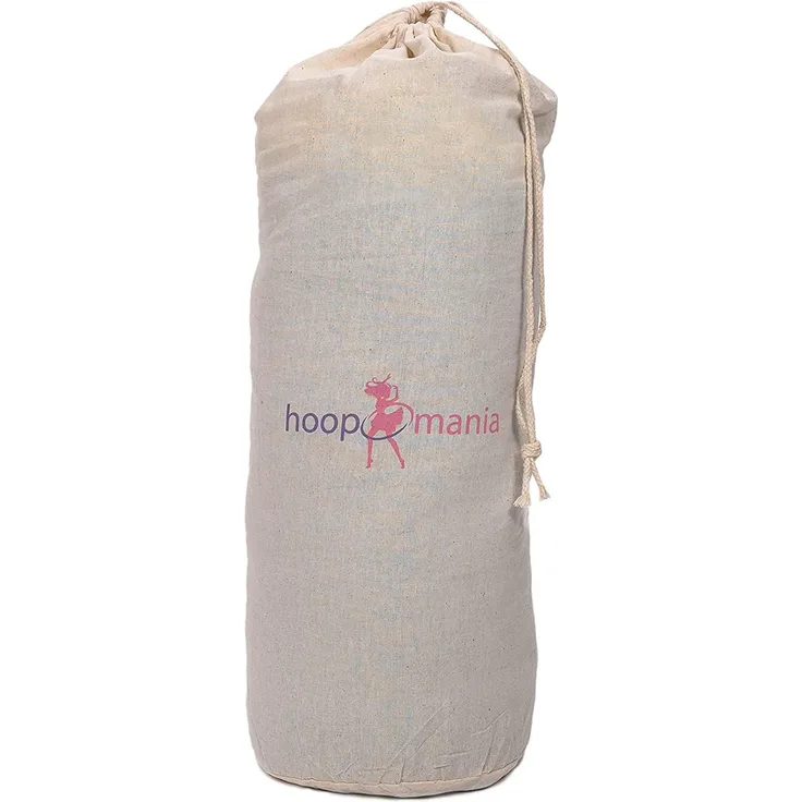 Hula Hoop Tragetasche aus Baumwolle, weiss