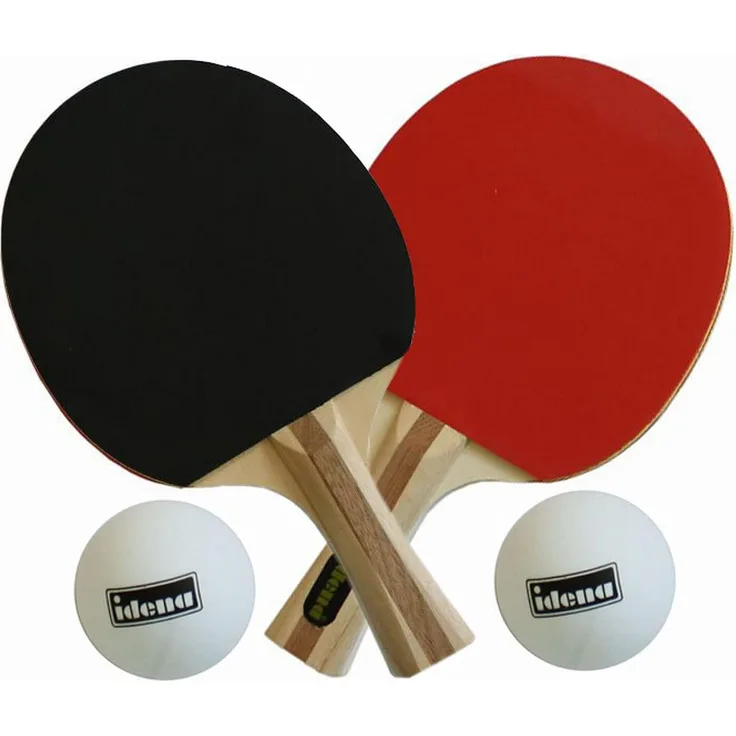 Idena TT-Set Turnier 2 Schläger,2 Bälle+Tasche