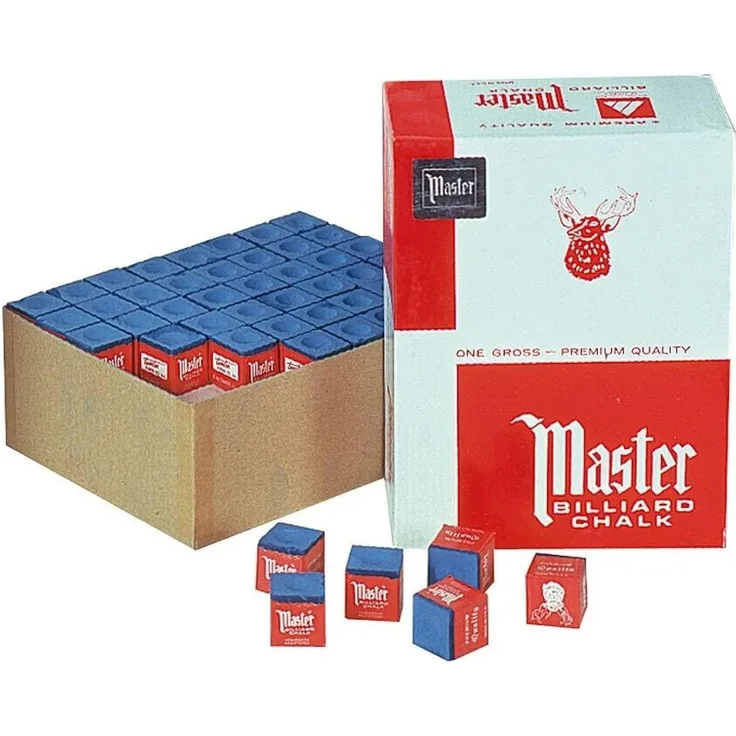 Billard Kreide Master blau, 144er
