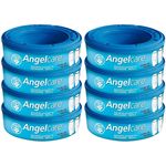 Angelcare 8er-Pack Original Nachfüllkassetten für Angelcare Windeleimer Comfort Plus