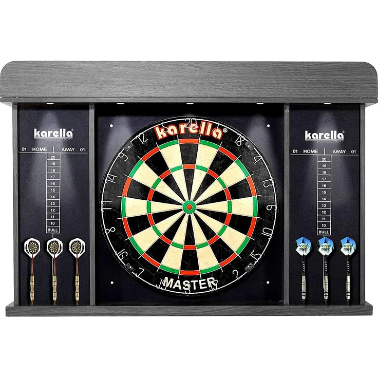 Dartboaord-Cabinet Arena mit LED - Beleuchtung (Lieferung ohne Dartboard)