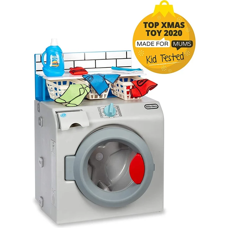 little tikes 651410 First Wascher Dryer Interaktiv & Realistisch mit Geräuschen Schein Spielgerät für Kinder – Bild 7