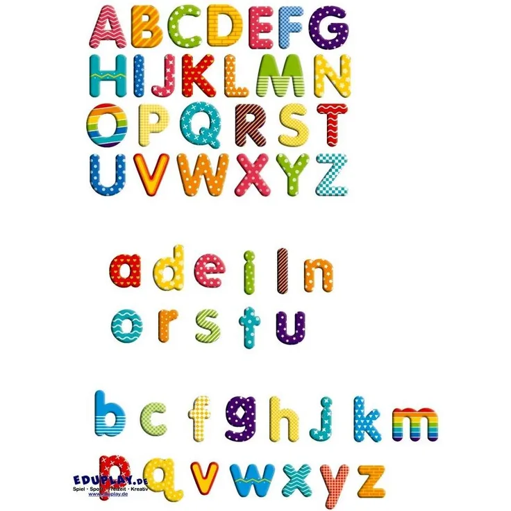 Eduplay Magnet-Buchstaben In Box 100-Tlg.