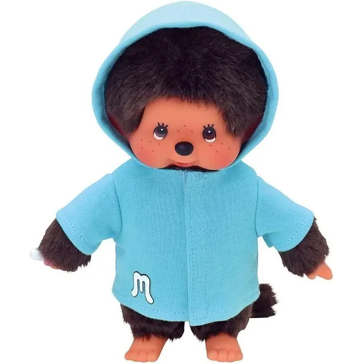 Monchhichi Kleidung für Standard Monchichi 20 cm - Verschiedene Designs (Hoodie Türkis)