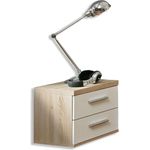 Forte Nachtkommode WINNIE, Sonoma Eiche weiß