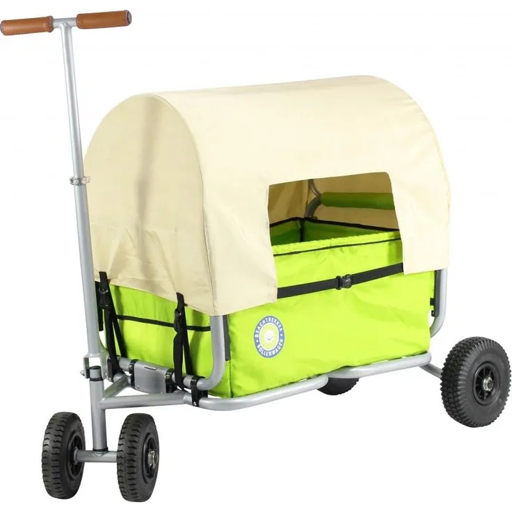 Beachtrekker 'Life' Klappbollerwagen Grün inkl. Feststellbremse und Verdeck