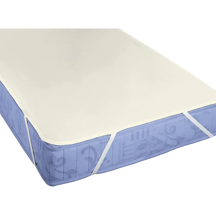biberna Sleep & Protect Sanfor Ausrüstung Molton Matratzenauflage, Baumwolle, kakao, 1x 90x190 cm