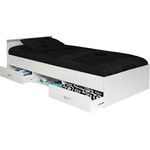 PARISOT 'Mikel' Funktionsbett 90x200 cm weiß