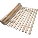 MaDeRa Rollrost XXL mit 23 extra stabilen Leisten, massives Buchenholz, 70 x 140 cm