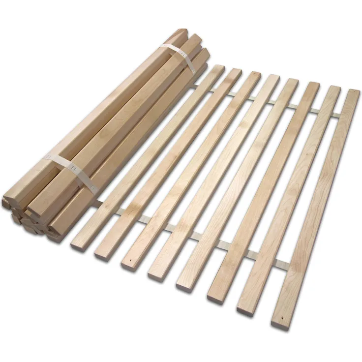 MaDeRa Rollrost XXL mit 23 extra stabilen Leisten, massives Buchenholz, 70 x 140 cm