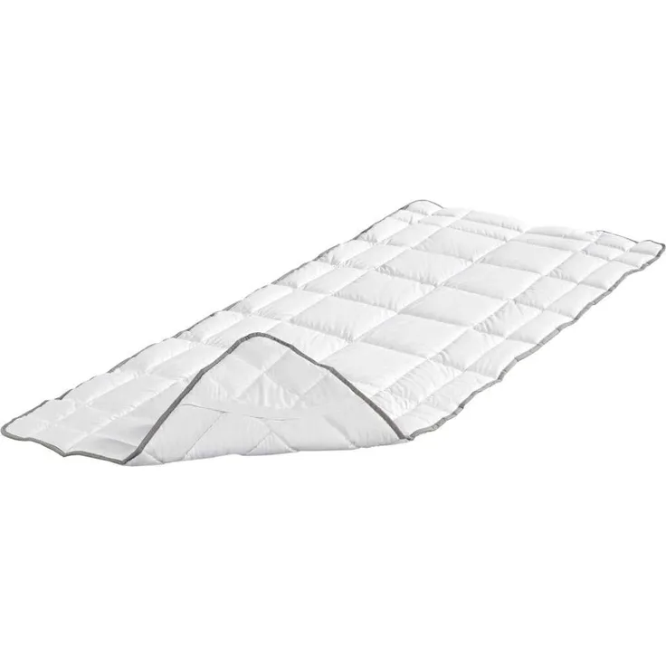 Badenia Bettcomfort Spannauflage Clean Cotton, 120 x 200 cm, weiß