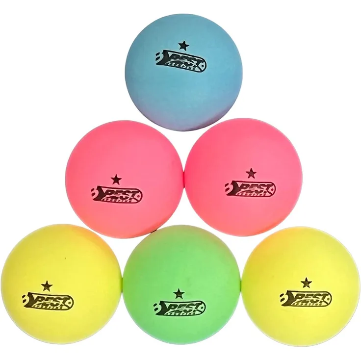 Best Sporting neon bunte Tischtennisbälle Color Pops 6 Stk.