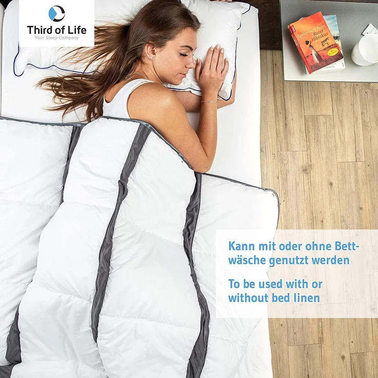 AERO ActiveClima Bettdecke Mono 155 x 220 cm mit Fußteil – Bild 7