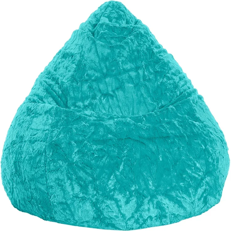 SITTING POINT only by MAGMA Sitzsack Fluffy XL ca. 220 Liter türkis – Bild 1